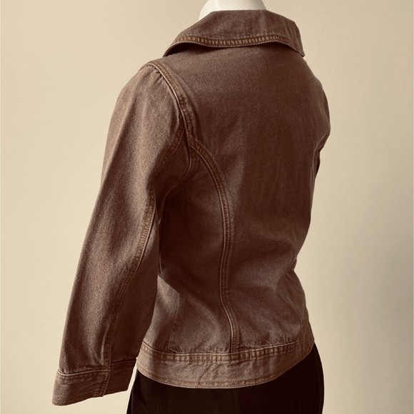Jeanology Collection Jean Jacket Size 6 Jewel Embellished 3/4 Sleeve Vintage Y2K - Picture 5 of 12